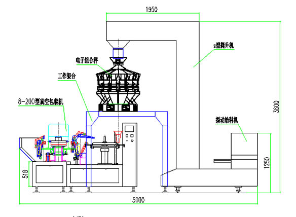 Rotary doypack maliit na butil pagpapakete machine4