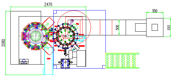 Rotary doypack granulátum csomagoló machine5