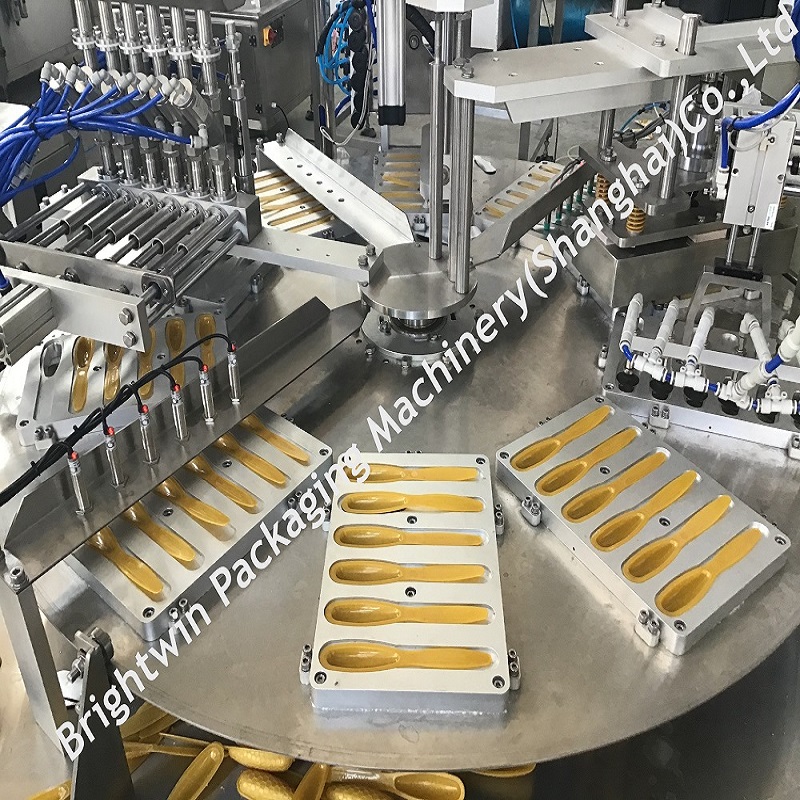 honey spoon filling sealing machine