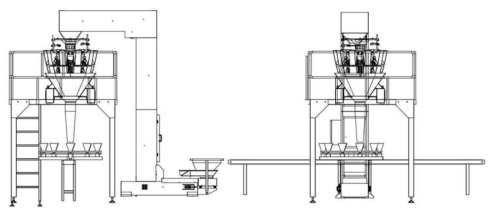 Granule weighing and filling machine7