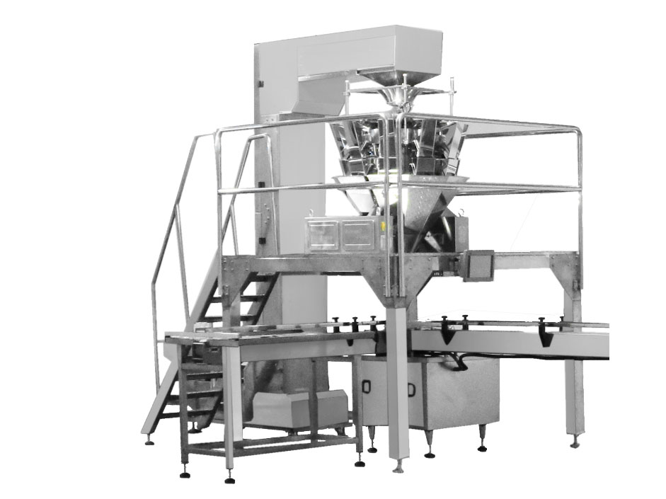 Granule weighing and filling machine